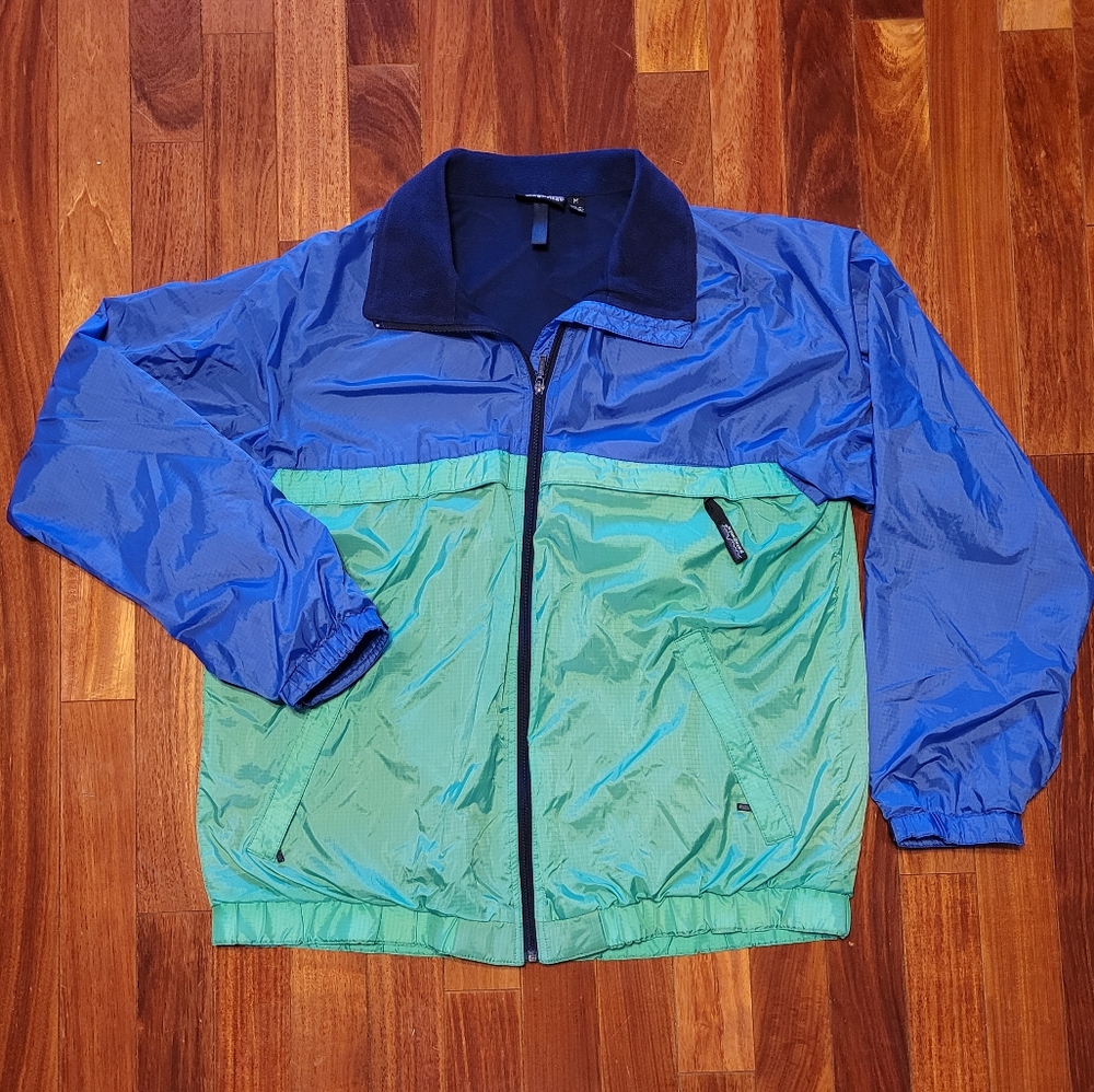 Patagonia Vintage Jacket Windbreaker Men's M, Blue Green